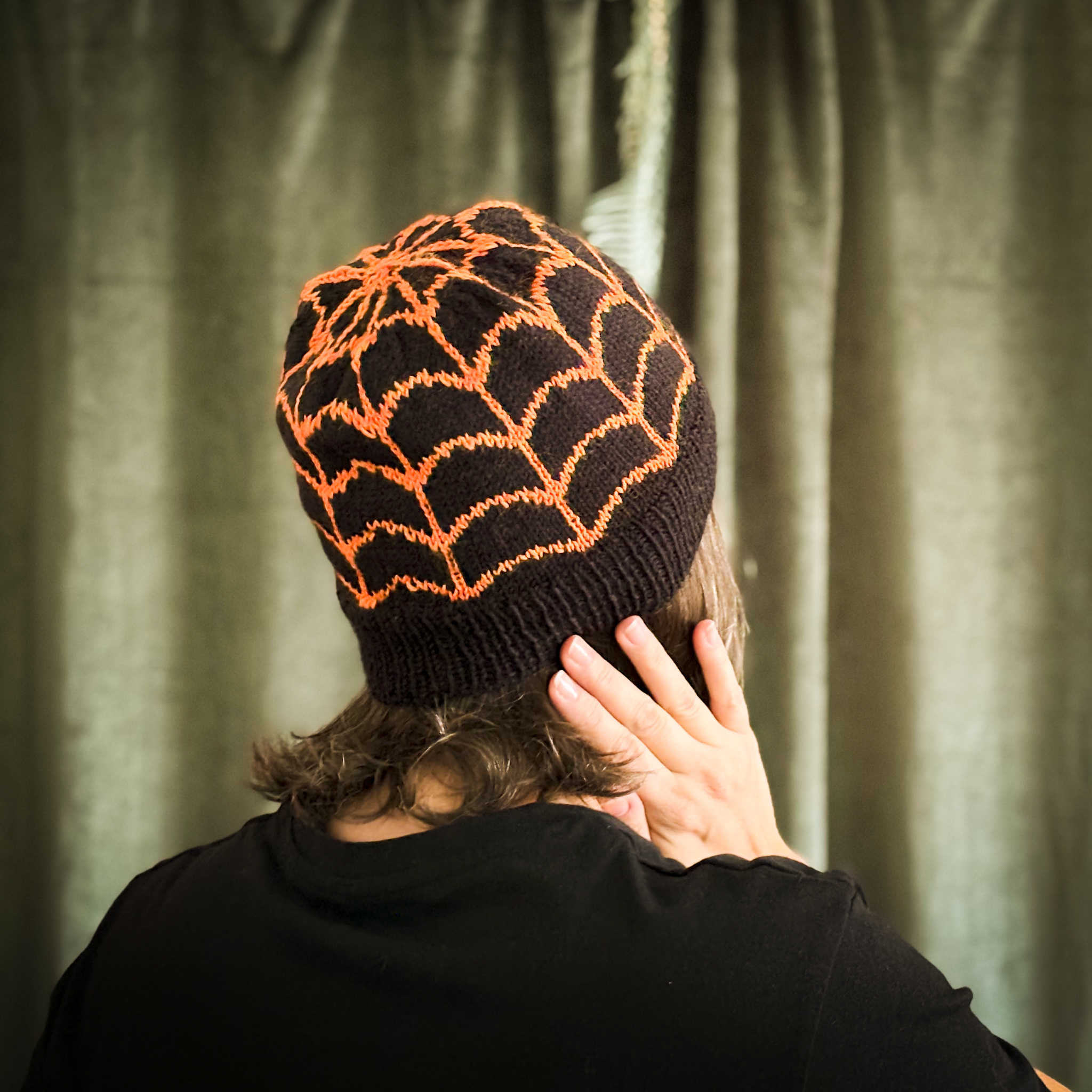Spiderwebby Hat : Knitting Pattern PDF